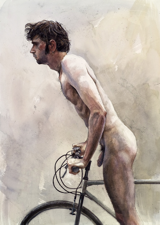 Jan, Etude for Men on Bicycles <span>🔴</span>