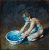 Les mains dans l'eau bleu II <span>🔴</span>